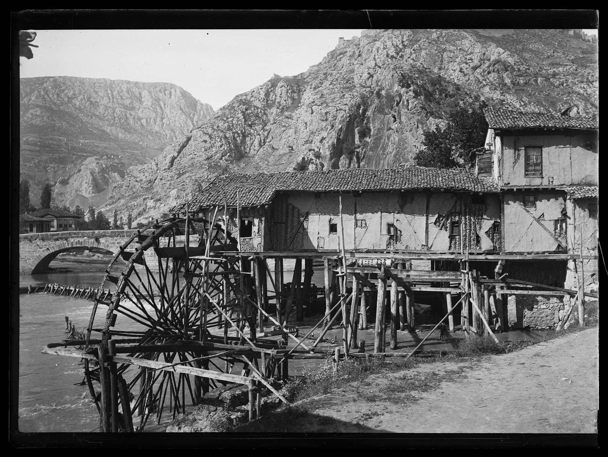 Roue à aube sur le Yesilirmak